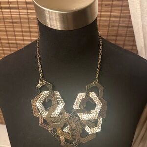 Park Lane Gold Hexagon Necklace